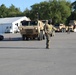 2-1 CD Redeployment, 15th Brigade Support Battalion Vehicles are lined up for agricultural cleaning
