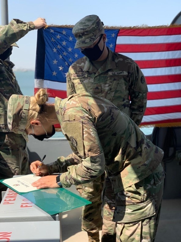 Sgt Hernandez Reenlistment Ceremony