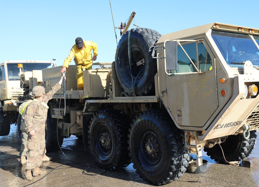 2-1 CD Redeployment, 15th Brigade Support Battalion Agricultural Cleaning
