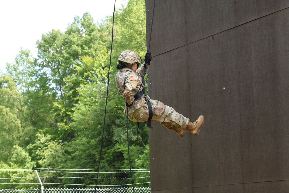 Rappelling Tower Training