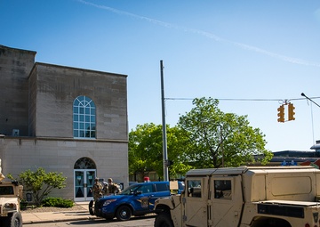 Michigan National Guard assists with ensuring peace in Kalamazoo