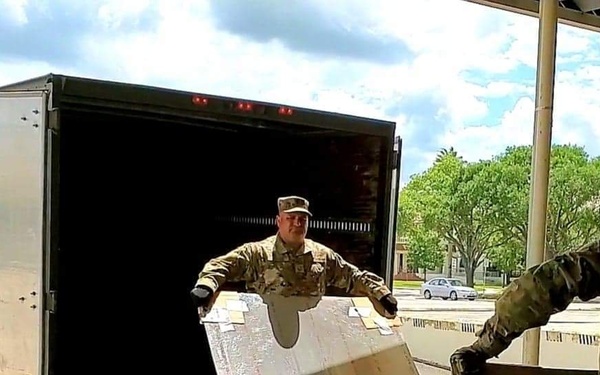 Reserve Citizen Airmen help transportation efforts amid coronavirus pandemic