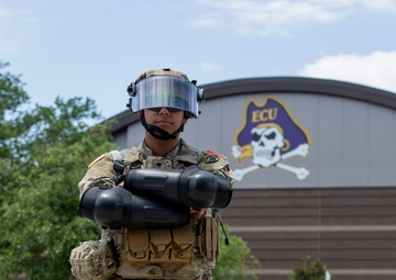 National Guard Military Police support Greenville Law Enforcement