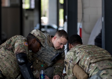 National Guard Military Police support Greenville Law Enforcement