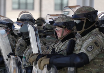 National Guard Military Police support Greenville Law Enforcement