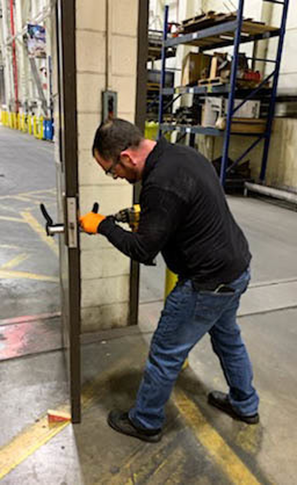 DVIDS Images Door handle attachment designed to combat COVID19