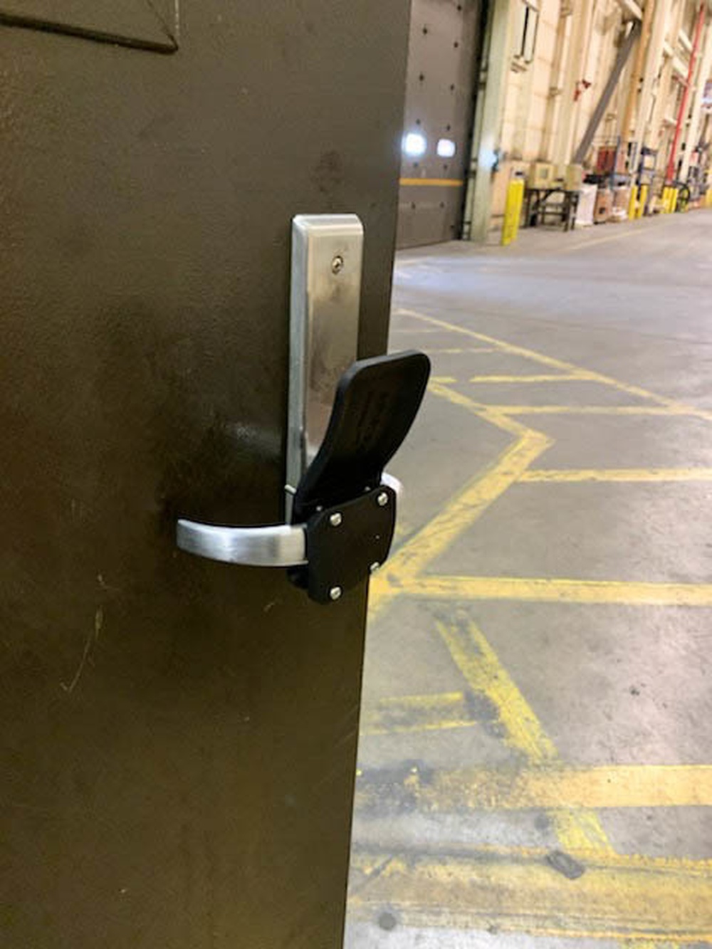 DVIDS Images Door handle attachment designed to combat COVID19