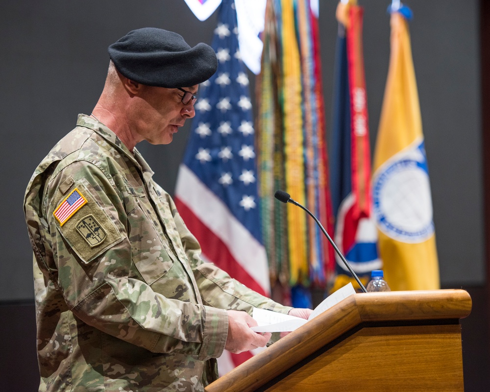 USASAC Relinquishment of Command Ceremony