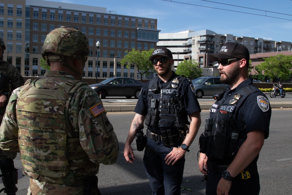 Utah Guard Soldiers support police in wake of riots