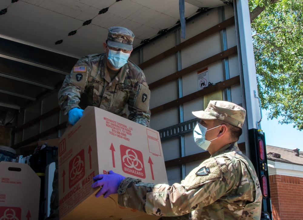 Texan Guardsmen serving during COVID-19