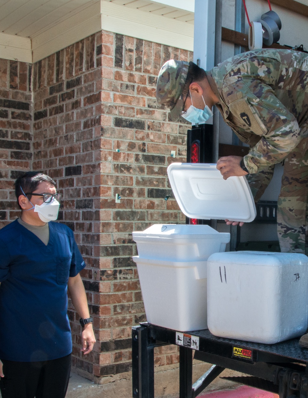 Texan Guardsmen serving during COVID-19