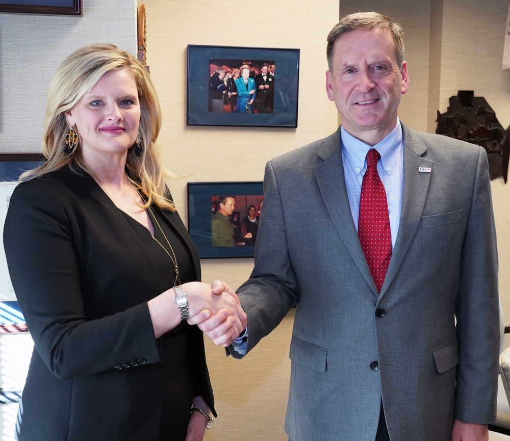 Michelle Bekkering is sworn in as Assistant Administrator of the Bureau for Economic Growth, Education and Environment