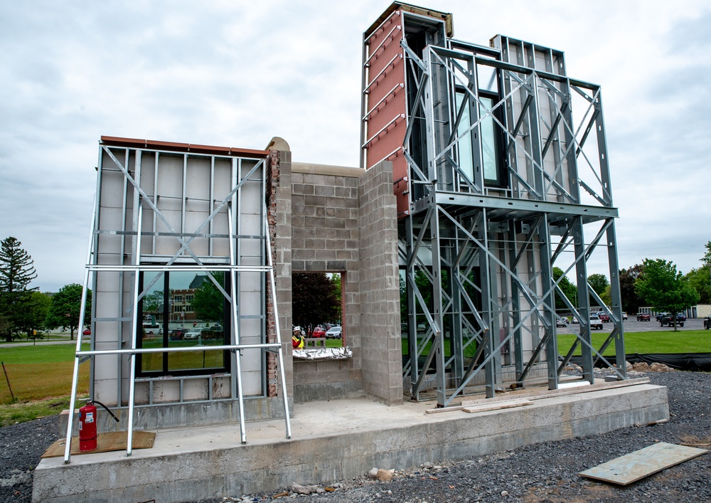 Exterior mock-up of Building 2