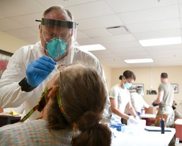 Michigan Guard conducts COVID testing in local communities