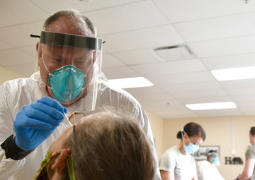 Michigan Guard conducts COVID testing in local communities