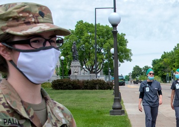 Minnesota Guardsmen Respond to Civil Unrest