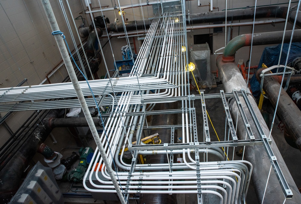 Interior of the chiller plant