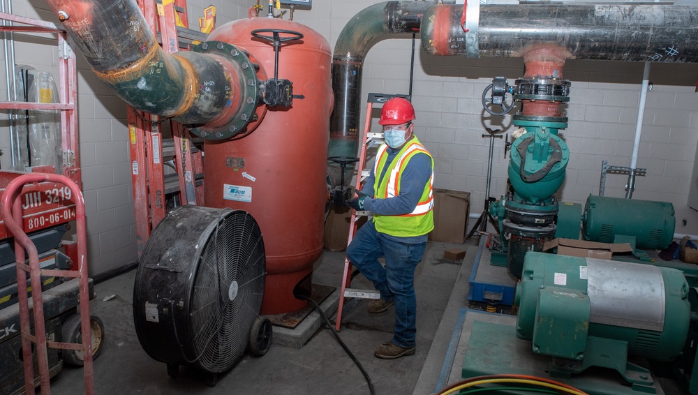 Interior of the chiller plant