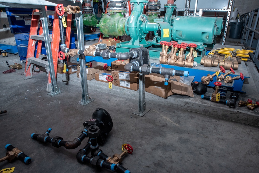 Interior of the chiller plant