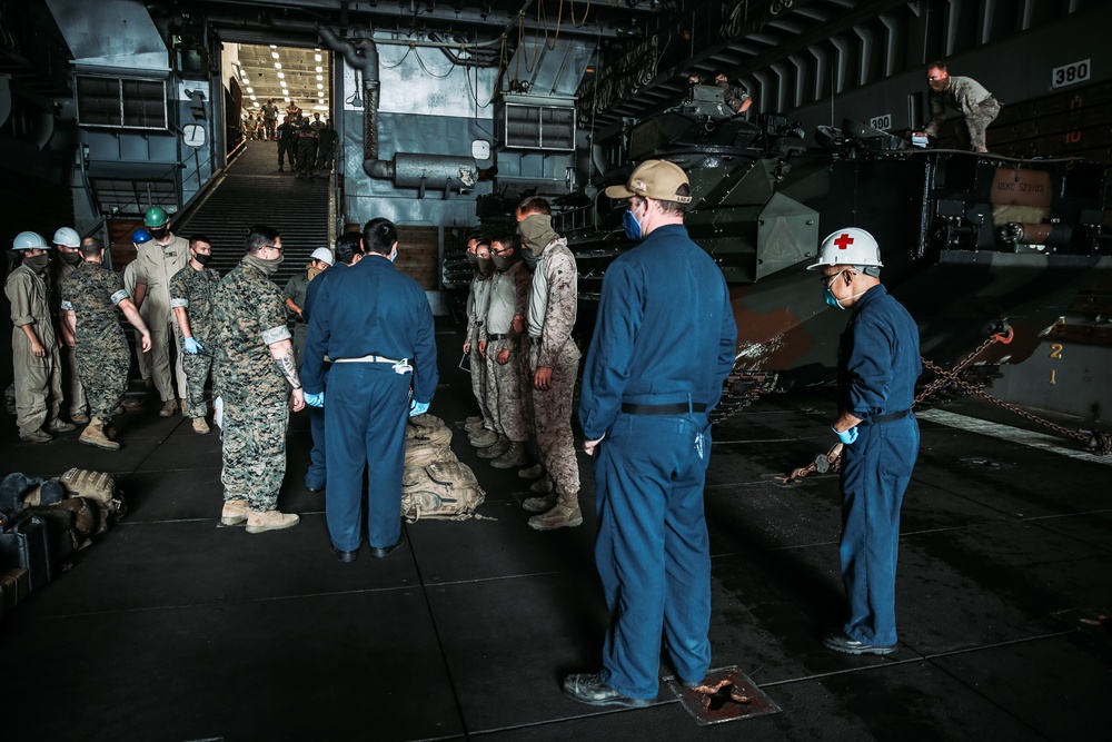 USS COMSTOCK (LSD 45) | COVID-19 Mitigation