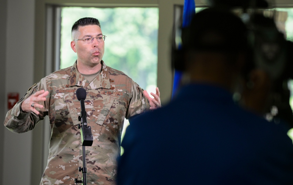 88 ABW Commander Holds Press Conference