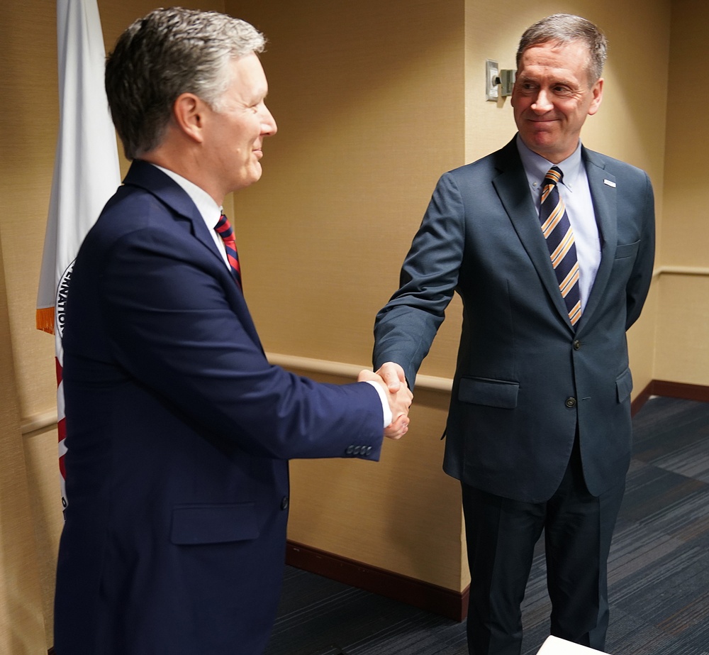 USAID/Uganda Mission Director, Richard Nelson swearing in ceremony