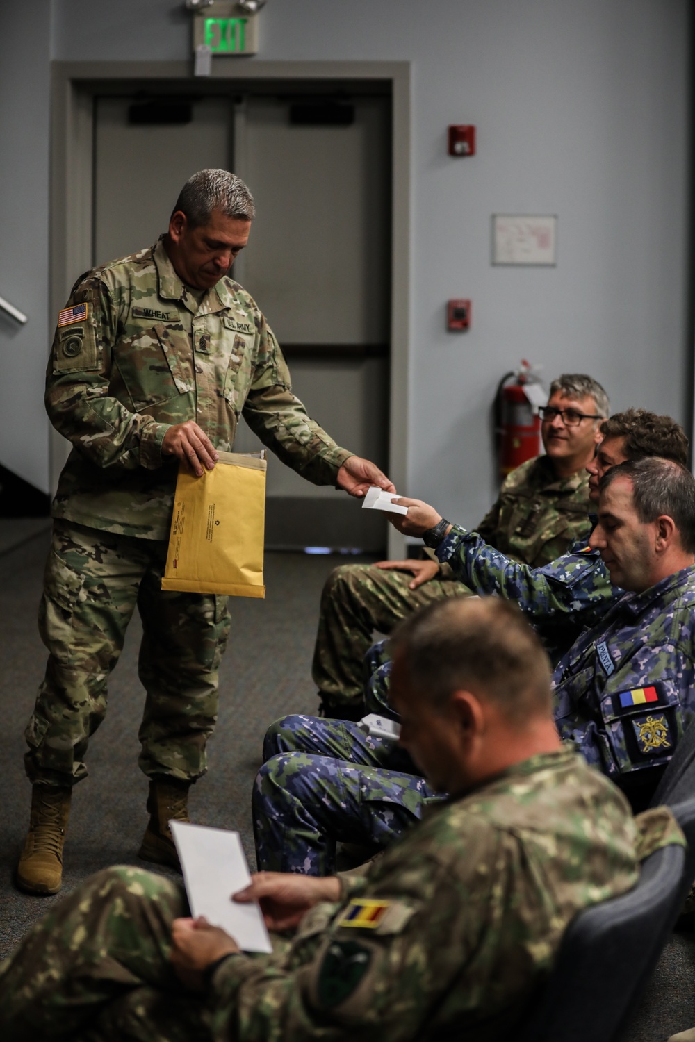 Romanian Military Delegation Tours Fort McClellan.