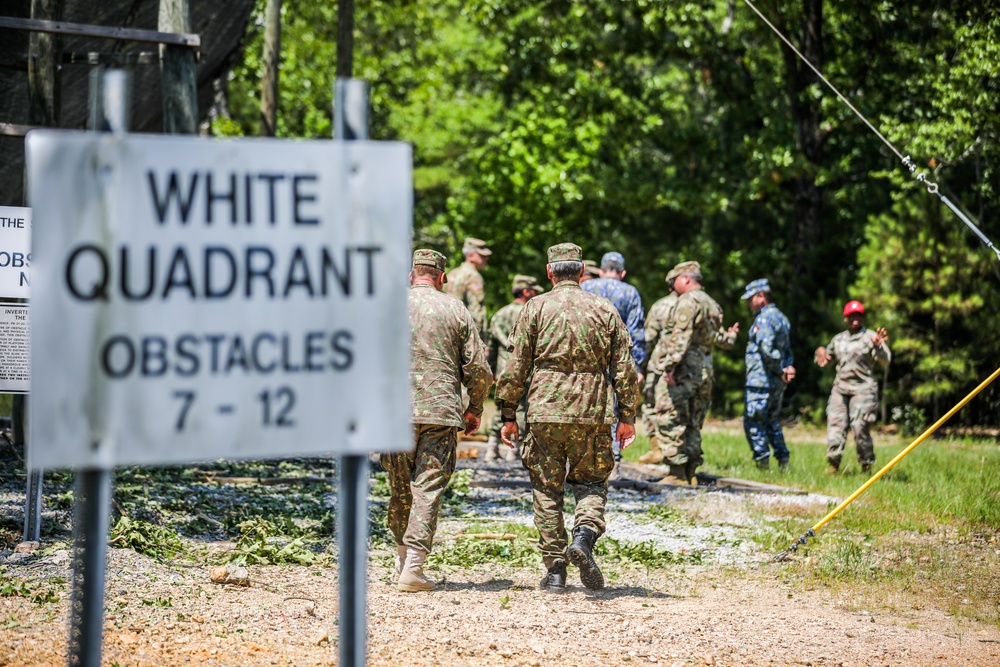 Romanian Military Delegation Tours Fort McClellan