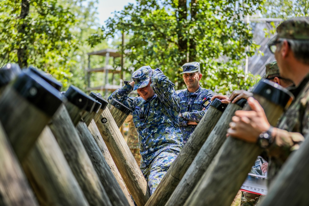 Romanian Military Delegation Tours Fort McClellan