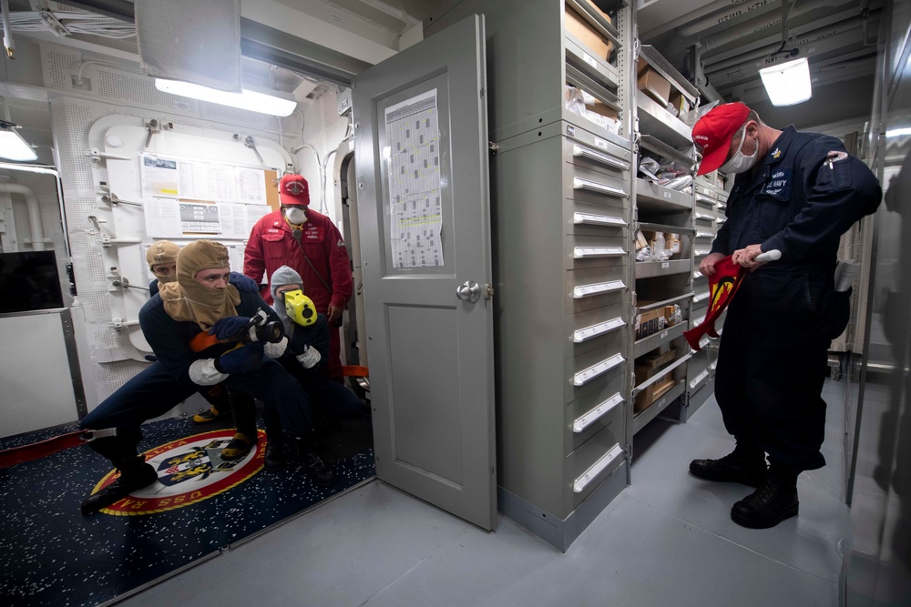 Rafael Peralta Sailors Ready to Fight Fire
