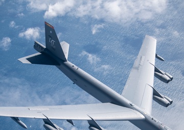 B-52s train with Norwegian aircraft in high North