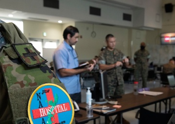 JASDF visits the Joint COVID-19 Response Center and US Naval Hospital