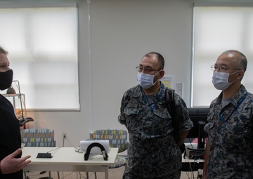 JASDF visits the Joint COVID-19 Response Center and US Naval Hospital