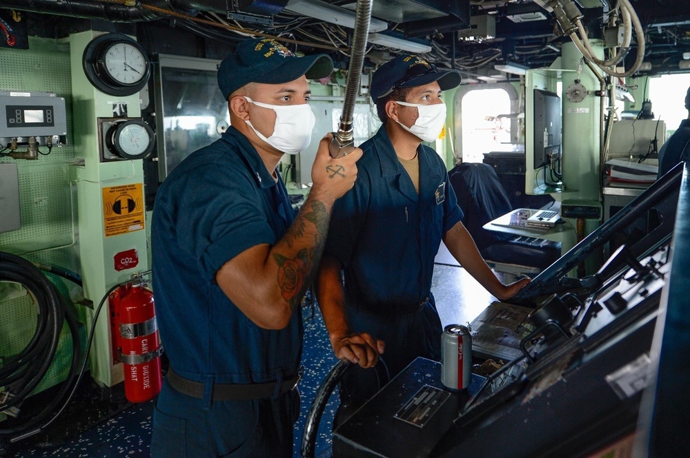 USS Russell Underway Operations