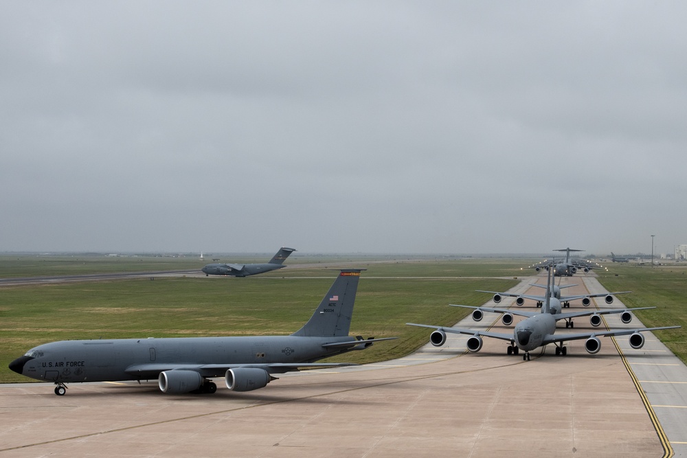 Mighty 97th conducts large formation exercise