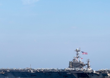 Harry S. Truman Returns from Deployment