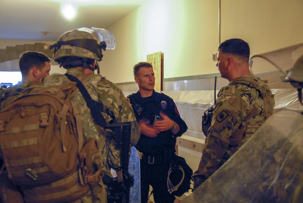 Nebraska National Guard supports law enforcement at Nebraska Capitol