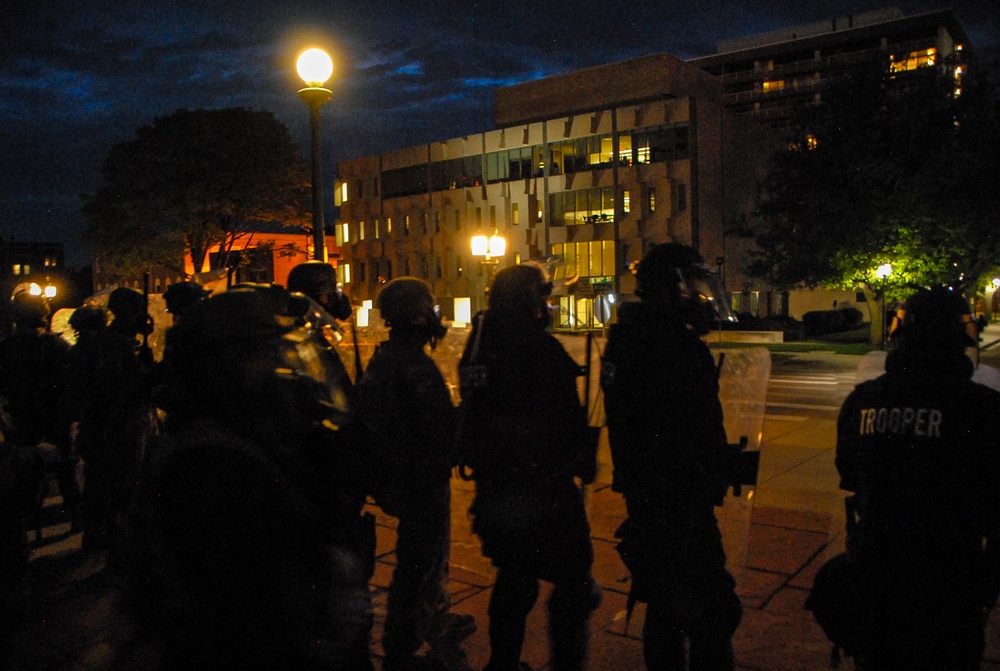 Nebraska National Guard supports law enforcement at Nebraska Capitol