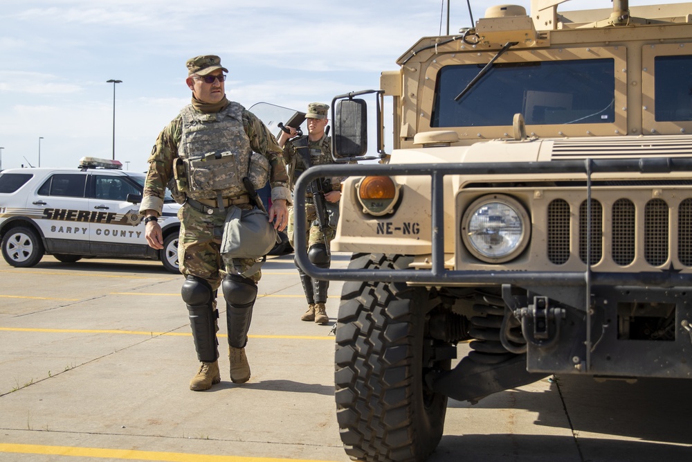 Nebraska National Guard supports local law enforcement in Omaha