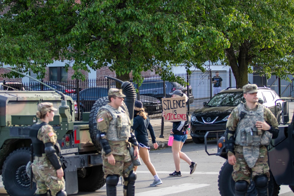 Nebraska National Guard supports local law enforcement in Omaha