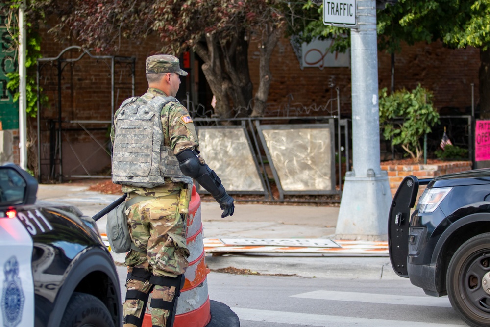 Nebraska National Guard supports local law enforcement in Omaha