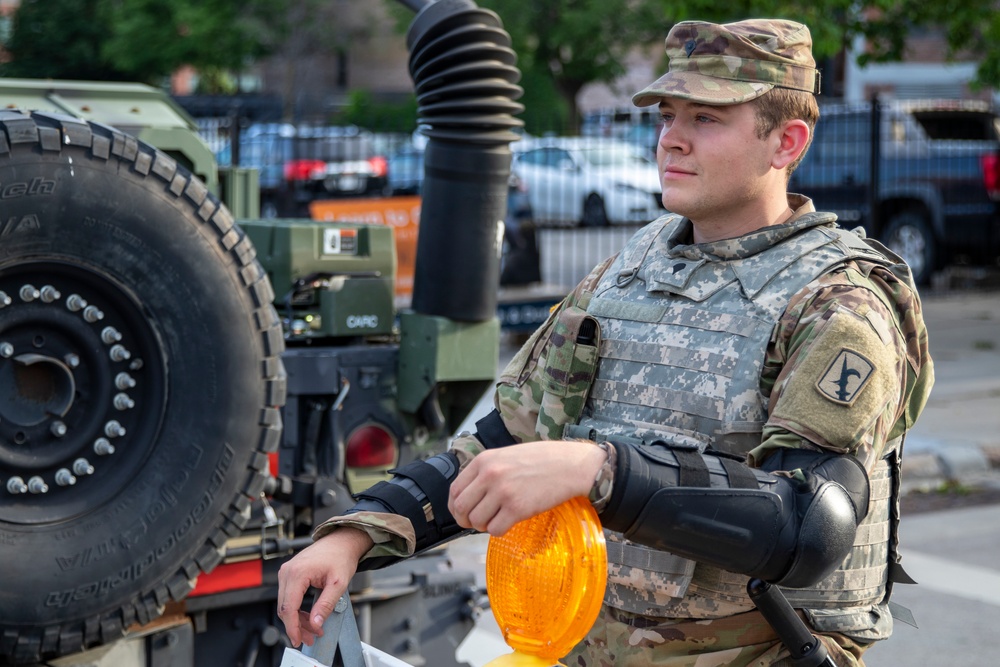 Nebraska National Guard supports local law enforcement in Omaha