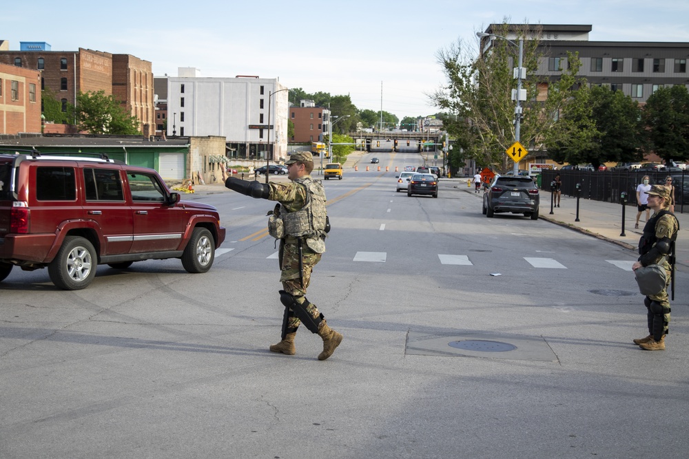 Nebraska National Guard supports local law enforcement in Omaha