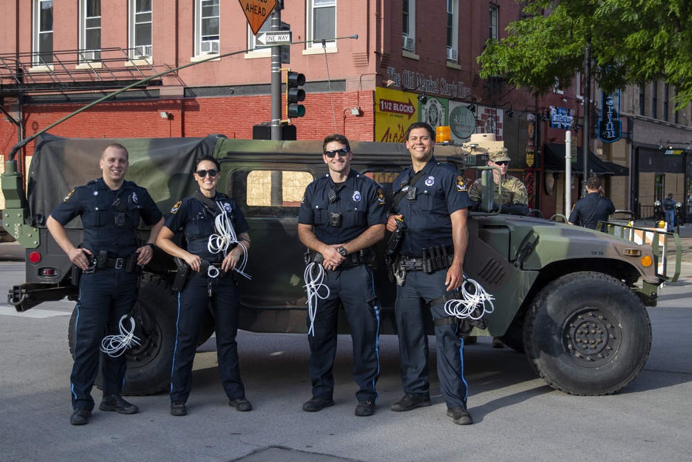 Nebraska National Guard supports local law enforcement in Omaha