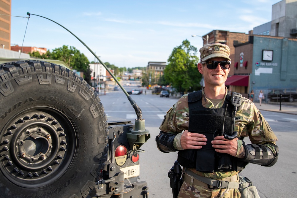 Nebraska National Guard supports local law enforcement in Omaha