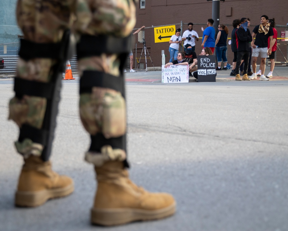 Nebraska National Guard supports local law enforcement in Omaha