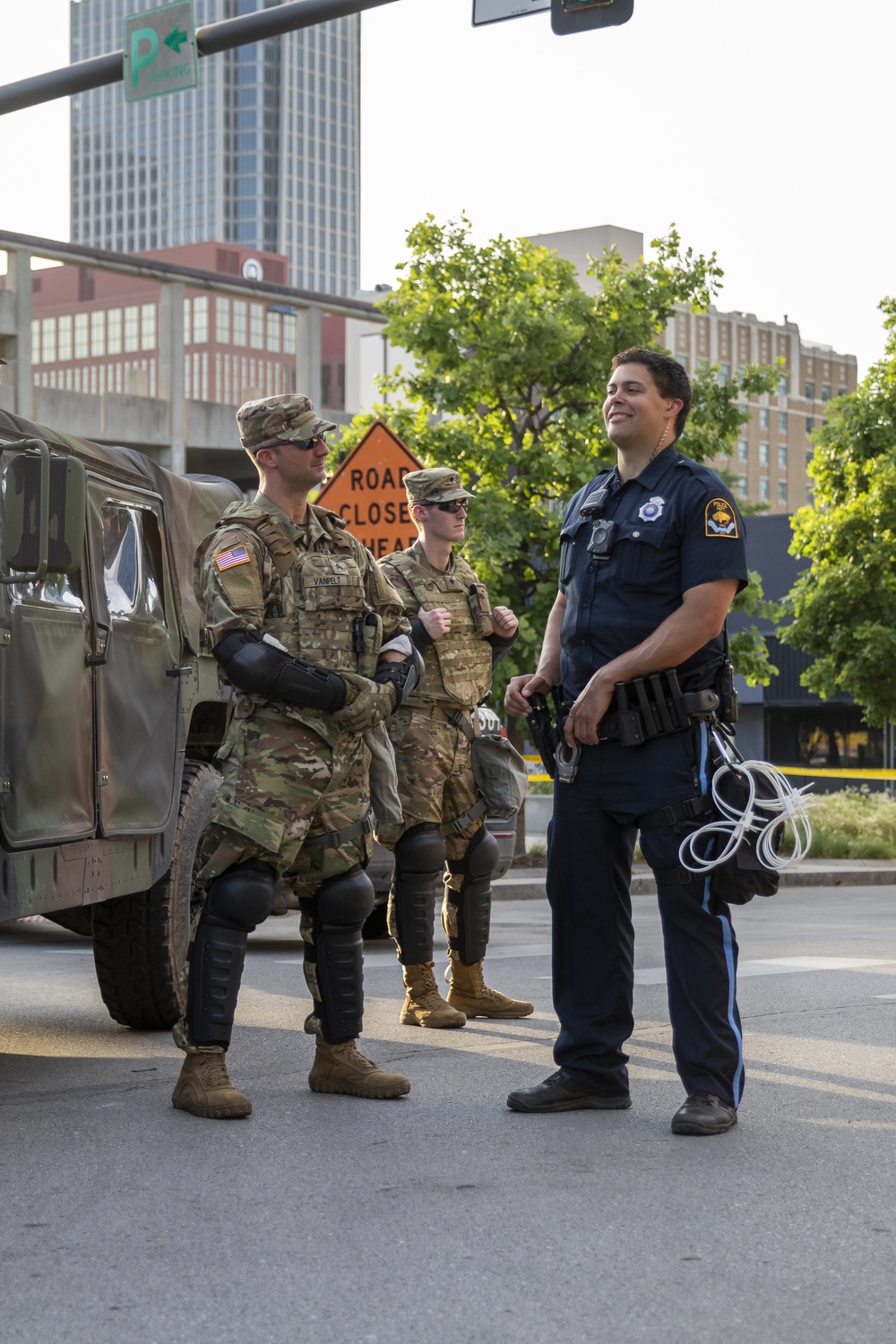 Nebraska National Guard supports local law enforcement in Omaha