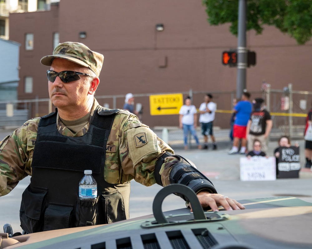 Nebraska National Guard supports local law enforcement in Omaha