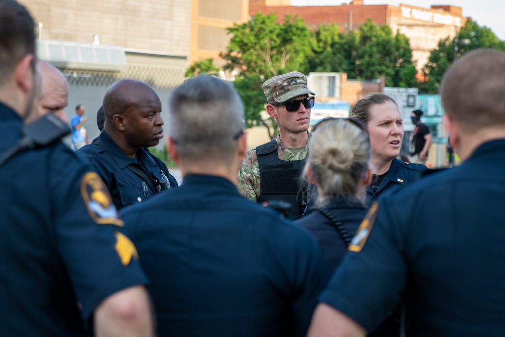 Nebraska National Guard supports local law enforcement in Omaha