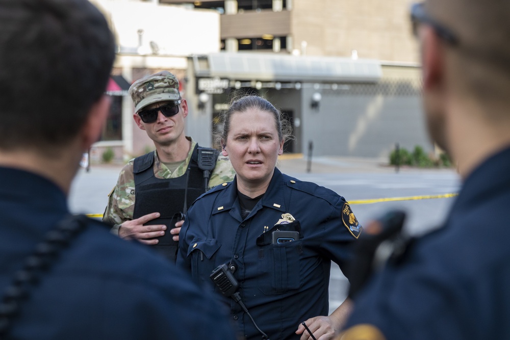 Nebraska National Guard supports local law enforcement in Omaha